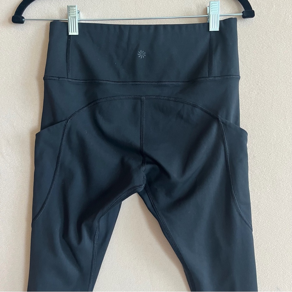 Athleta All In Capri Up Anything Tight Black Leggings Running Athletic size S - Picture 8 of 12